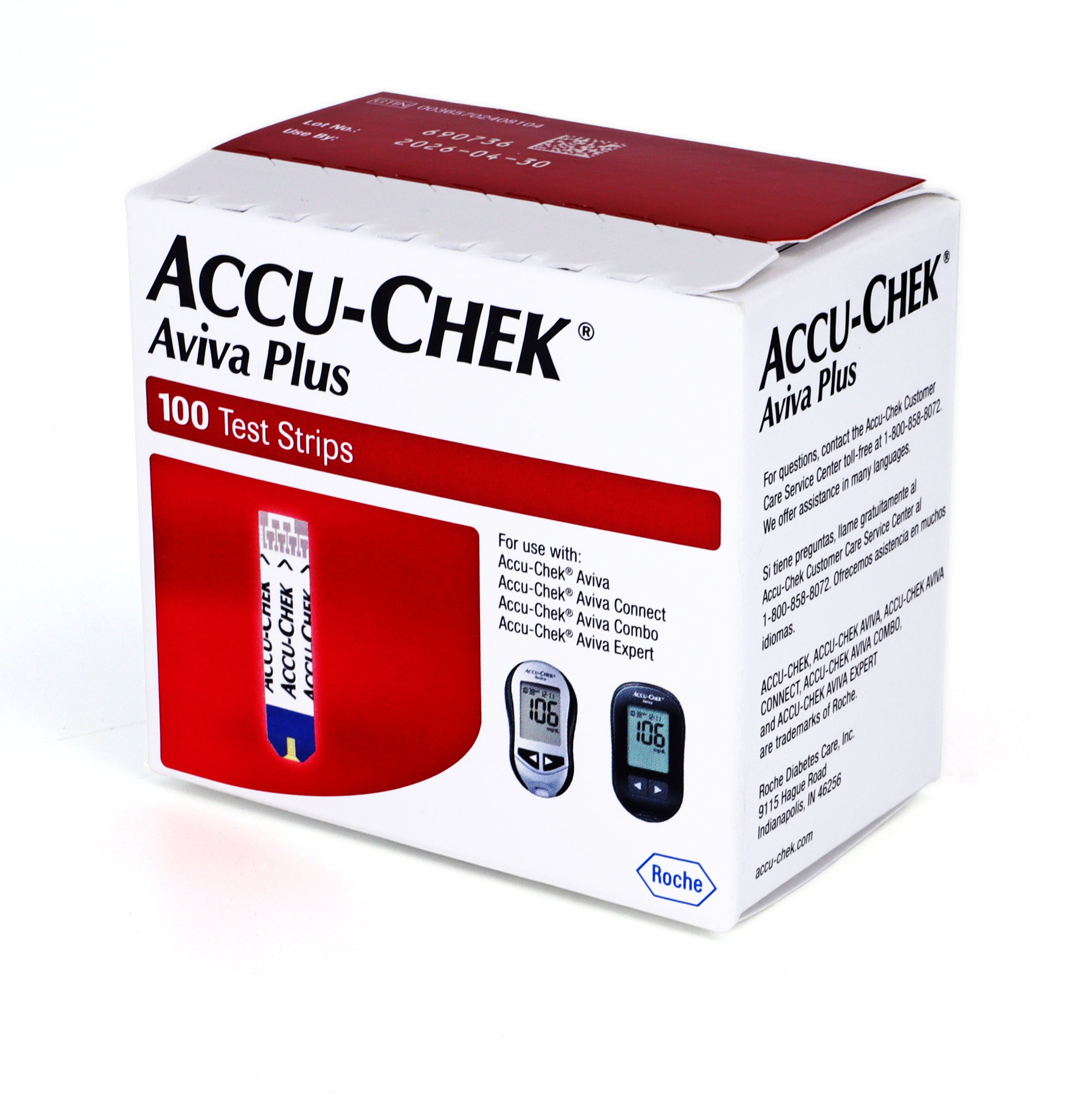 Accu Chek AvivaPlus (Retail) (100ct)